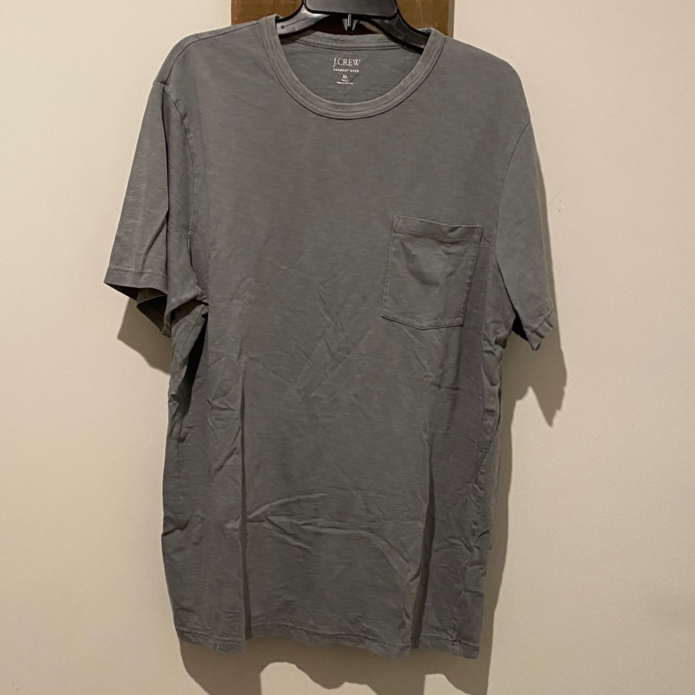 J. Crew Men's Charcoal Short Sleeve Tee